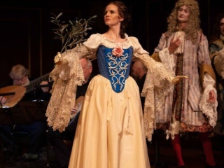 BEMF Chamber Opera Series: Lully & Charpentier Dancer Caitlin Klinger (Goddess of Peace) | Photo by Kathy Wittman