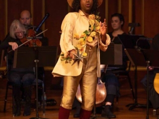 BEMF Chamber Opera Series: Lully & Charpentier Bass-baritone Jonathan Woody (A Swain) | Photo by Kathy Wittman