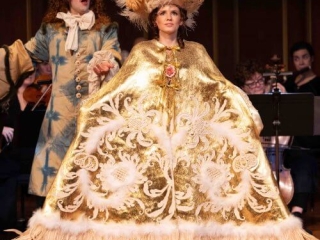 BEMF Chamber Opera Series: Lully & Charpentier Dancer Caitlin Klinger (Goddess of Peace) | Photo by Kathy Wittman